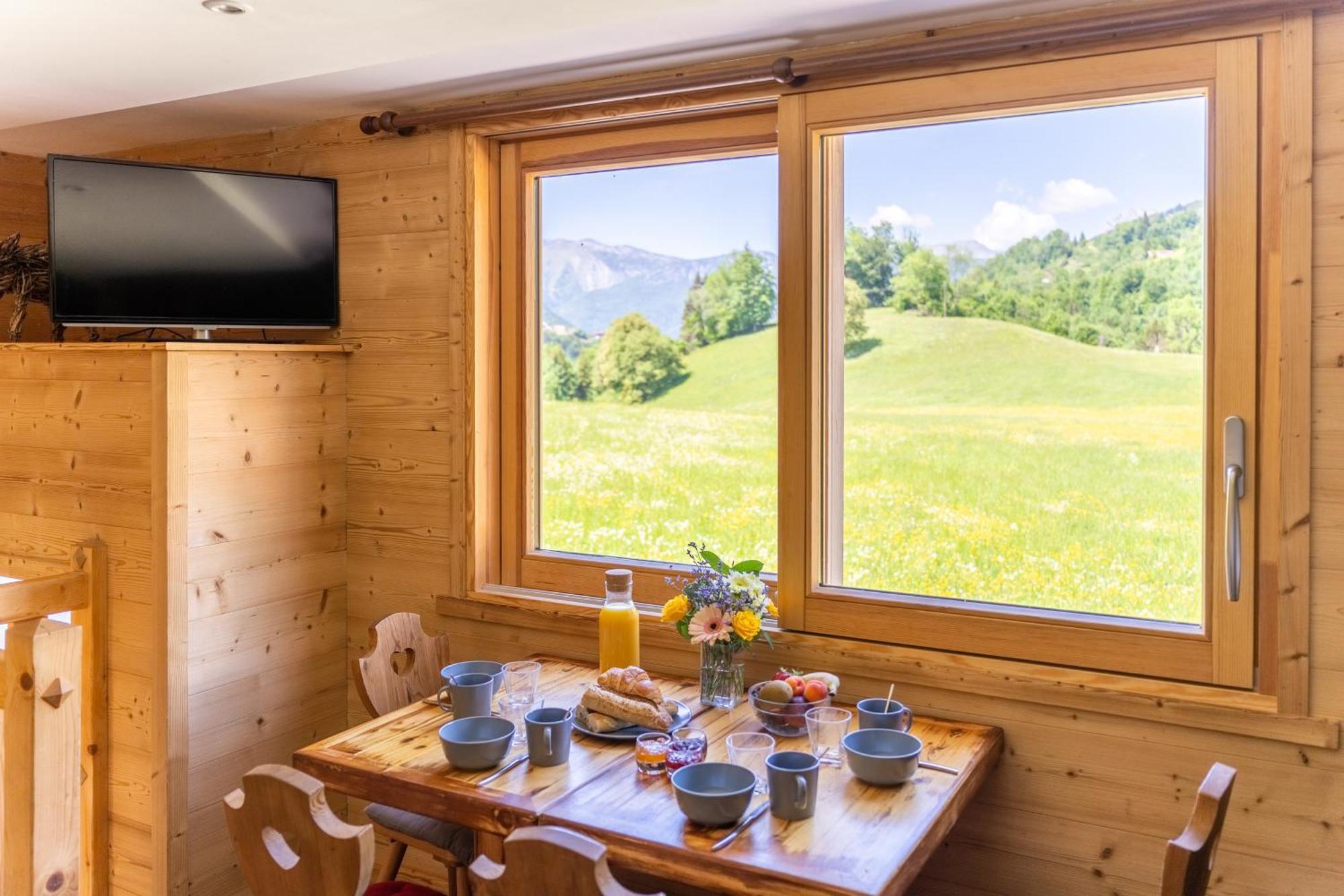 Chalet D'En O Les Clefs Værelse billede